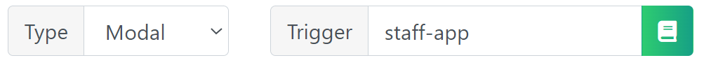 Modal trigger