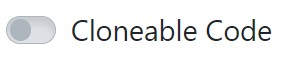 Clonable code
