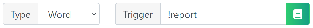 !report trigger